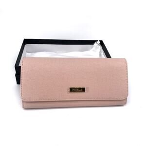 NWT FURLA Classic XL Bifold Wallet Magnolia Pink